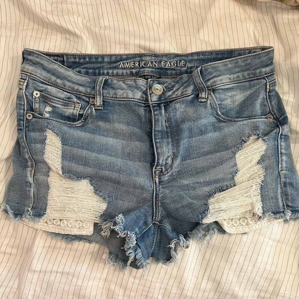American Eagle Next-Level Stretch Denim Cut-Offs
